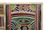 GINER Y COLOMER Cómoda de madera de mango color natural y multicolor